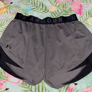 Under armour shorts. Lightly used. No stains.